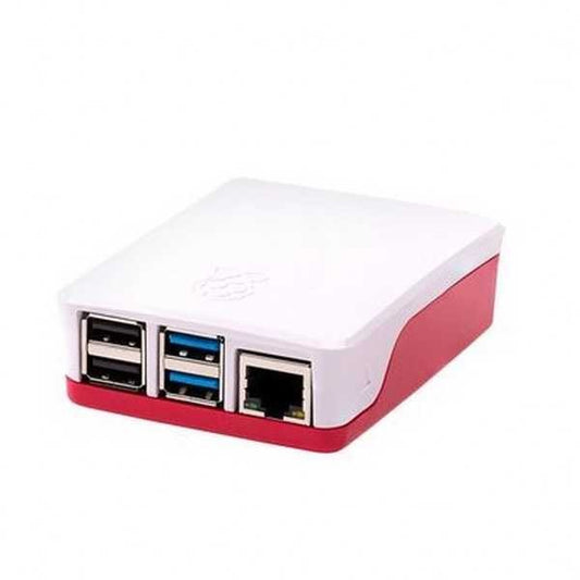 Pi4 Case Red White
